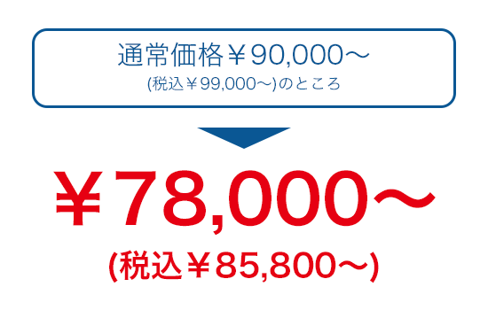 ￥78,000～